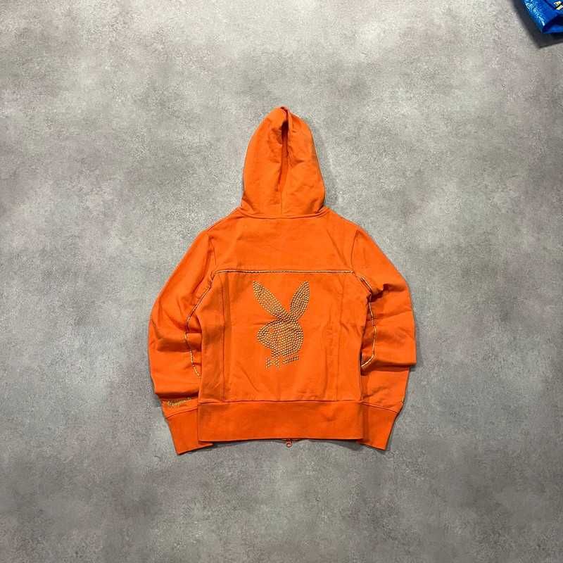 Vintage Bluza Playboy Zip Up Hoodie Retro Trendy Y2K Style