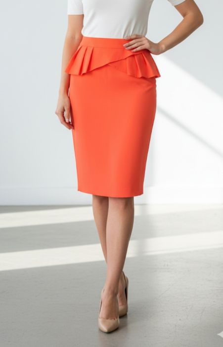 Elegancka,nowa spódnica z baskinką,XS/S