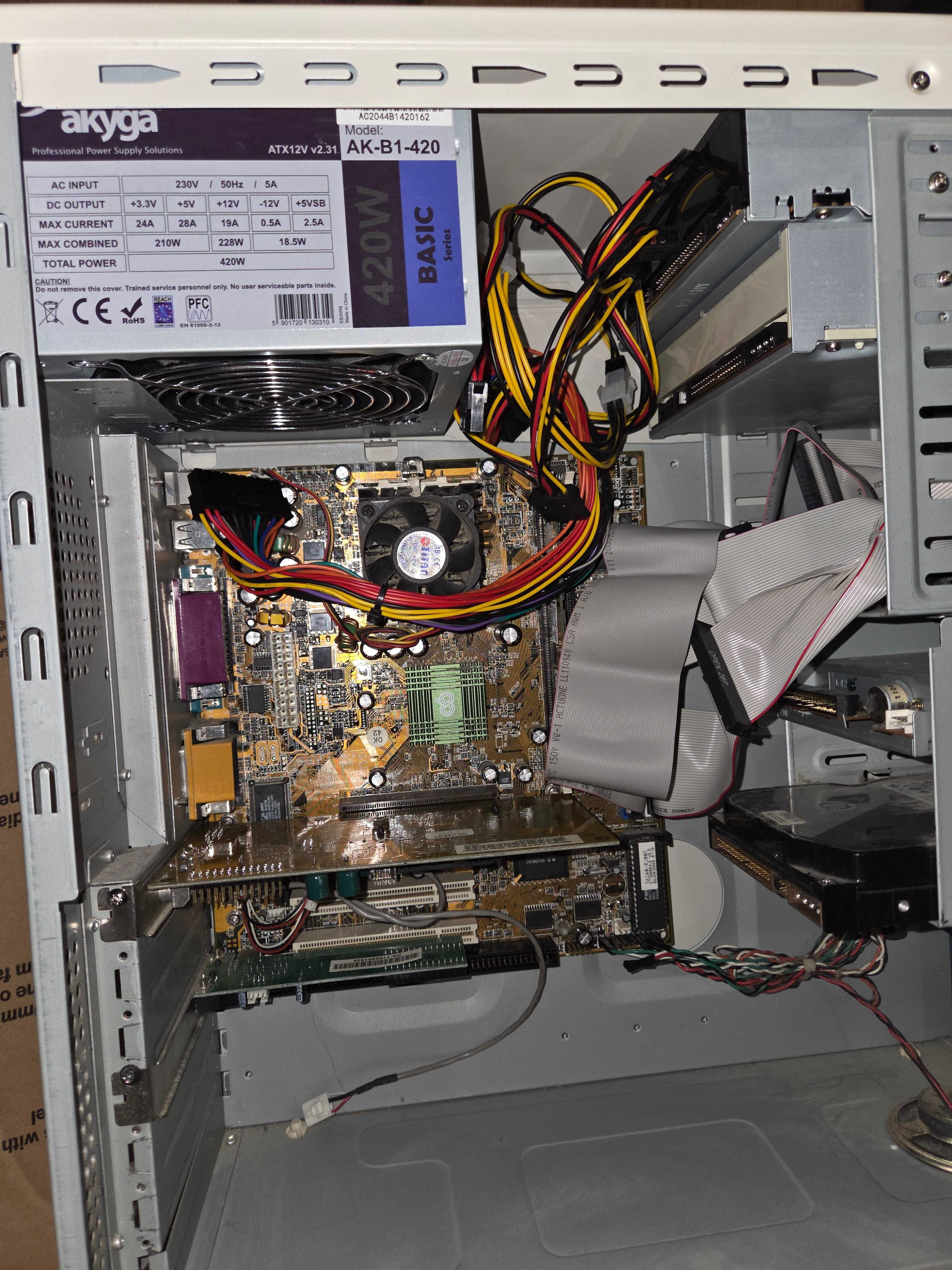 Retro komputer Vobis - sprawny, procesor AMD Duron, GPU ATI i Nvidia
