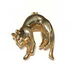 Wisiorek broszka pantera kot vintage moda tygrys gepard puma