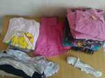 16szt zestaw bluza rajstopy 116 podkoszulek t-shirt podkolanówki Minni