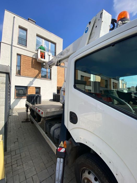 Usługi zwyżka, wycinka drzew, podnosnik koszowy, czyszczenie rynien.