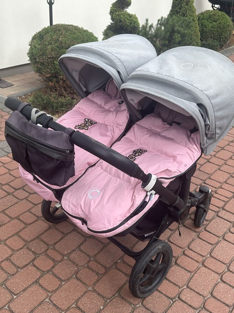 Bugaboo Donkey Twin – wózek bliźniaczy + akcesoria