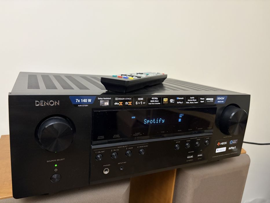 Amplituner Denon AVR-S750H – stan idealny!