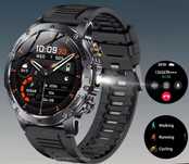 Zegarek Męski Smartwatch Sportowy HD Led Latarka