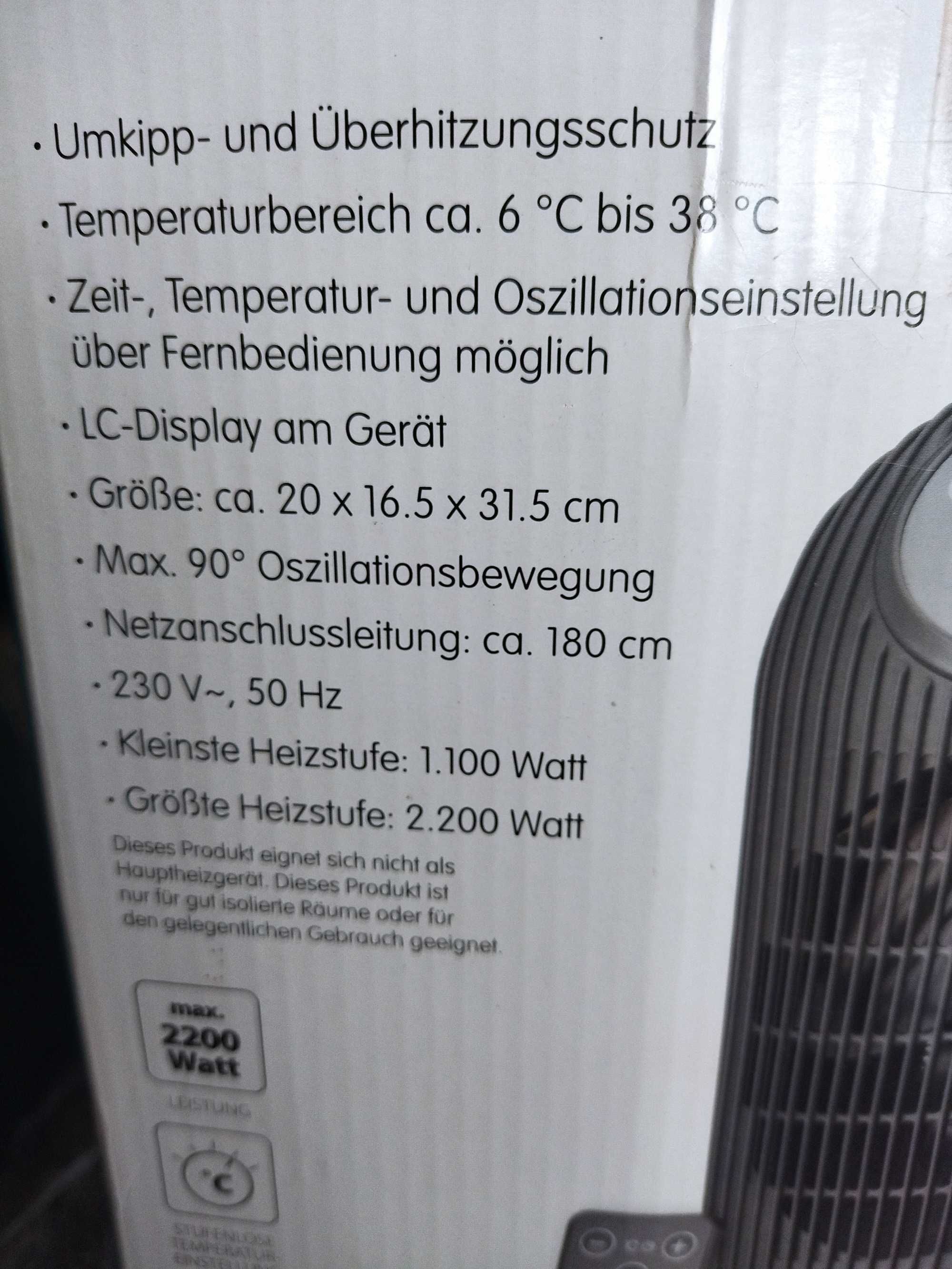 Termowentylator Easy Home GT-HL-05 NOWY 2200W