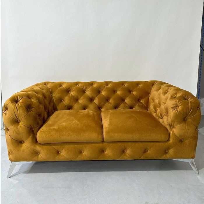 Sofa pikowana chesterfield TEO 2 osobowa GLAMOUR Wysyłka 48h