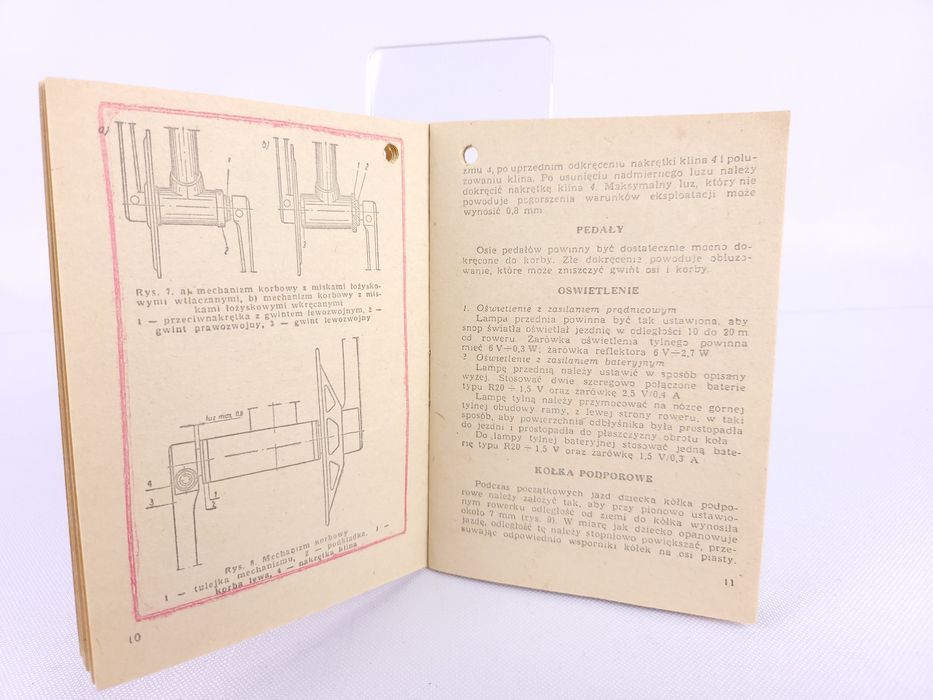 Instrukcja obsługi rowerów Romet 1970-80 rok