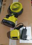 Ryobi 18V wentylator wiatrak klips zestaw