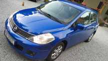 nissan tiida 2009 1.6 110km klimatronic tempomat wersja