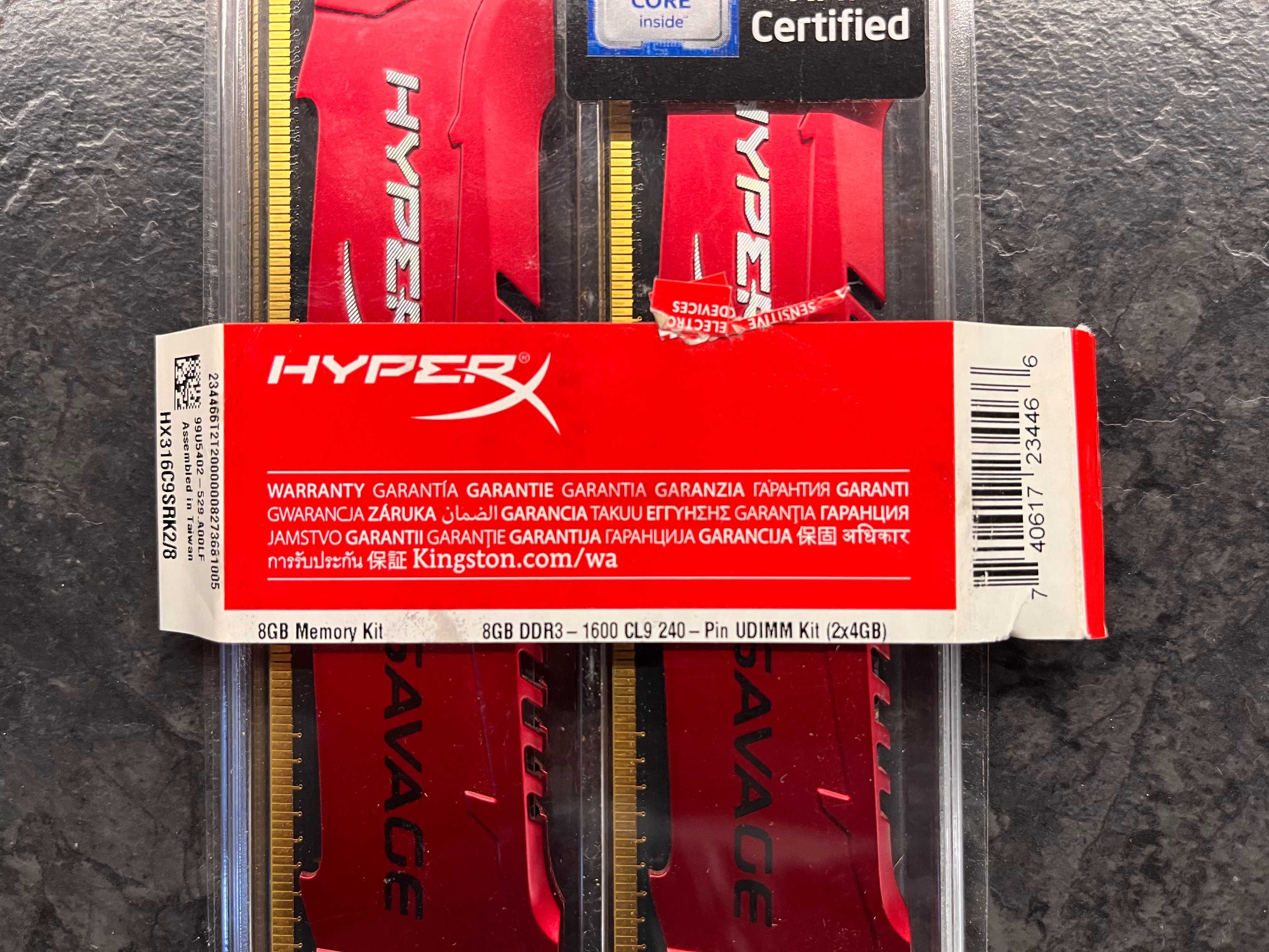 HyperX Savage DDR3 2x4GB 8GB 1600MHz