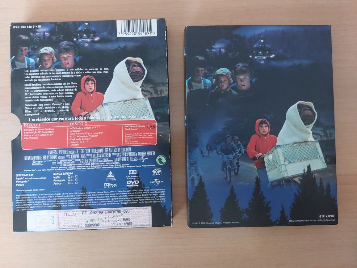 DVD Edição Especial Remasterizada - E.T. Extraterrestre