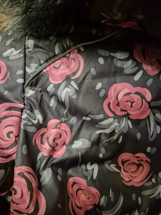 Куртка зимова на дівчинку 7-8р