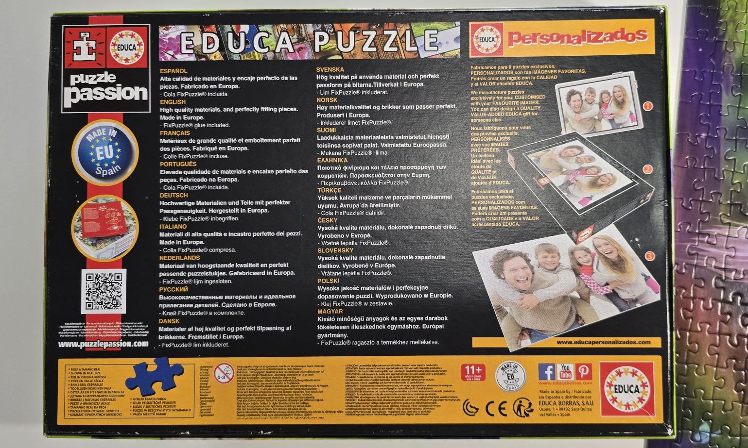 Puzzle unicórnio 500 peças da Educa