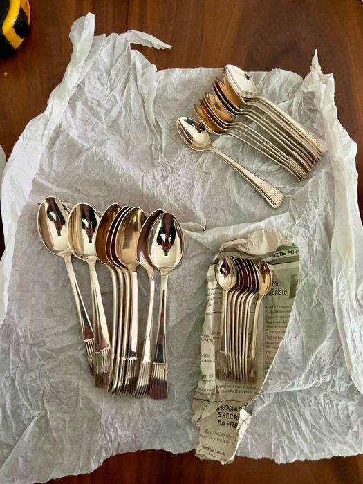 Faqueiro Prata Topázio Caninhas