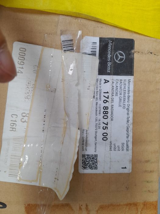 Grelha para Mercedes Benz Nova