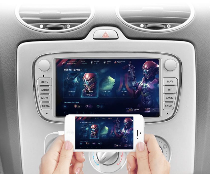 Radio nawigacja Ford Focus S-Max Mondeo Galaxy C-Max Kuga Android 2GB