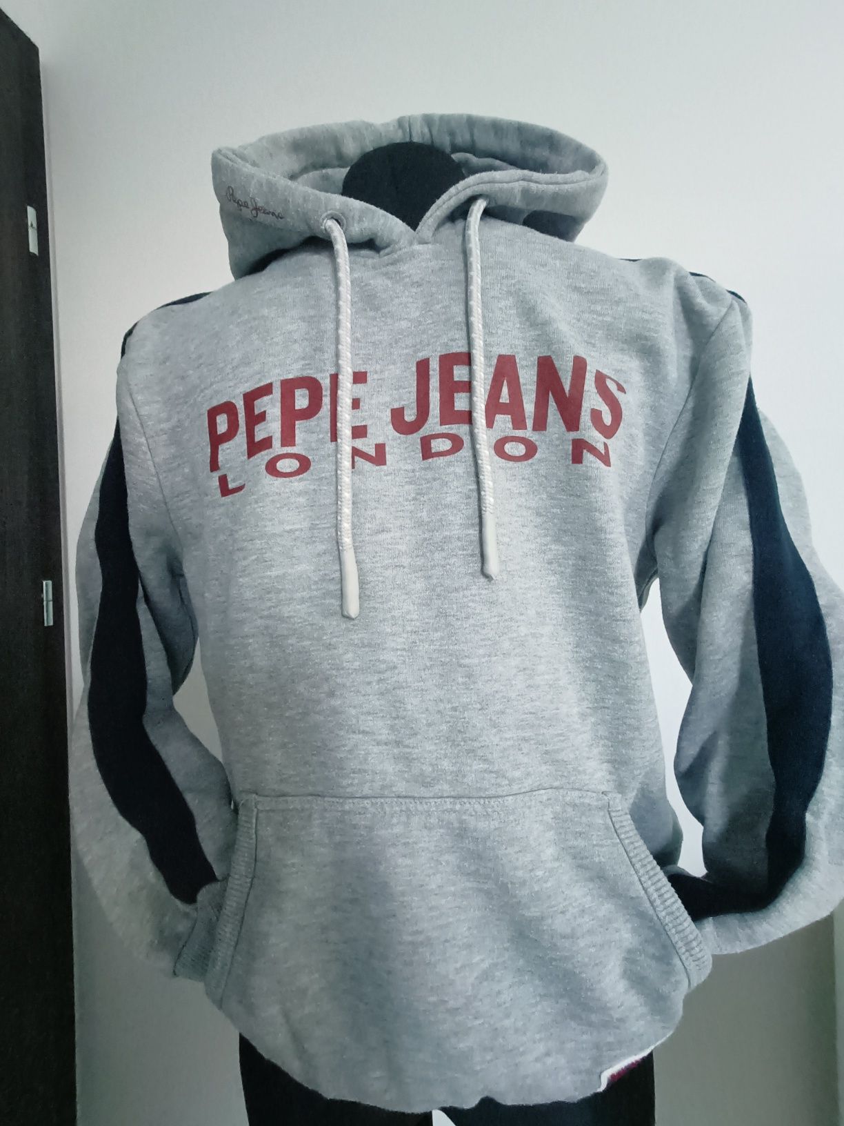 Bluza chłopięca Pepe Jeans roz.158/164 szara kangurka