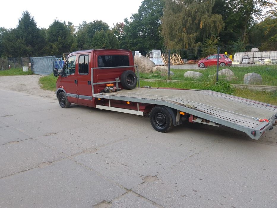 Praktyczna laweta Renault Master dubel kabina, 2,8DTi, super cena!!!