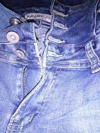 Calça jeans de ganga elástica