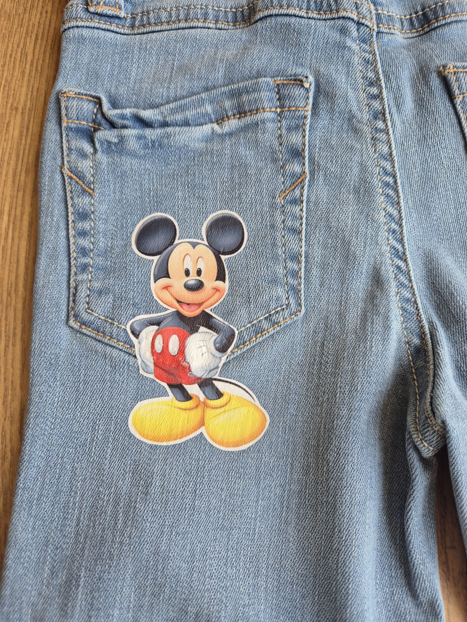 Spodnie jeansy Myszka Mickey r. 98