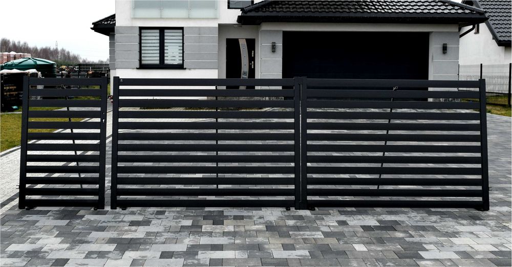 Brama + Furtka z profila 80x20 Ocynk +Ral Producent słupek Promocja