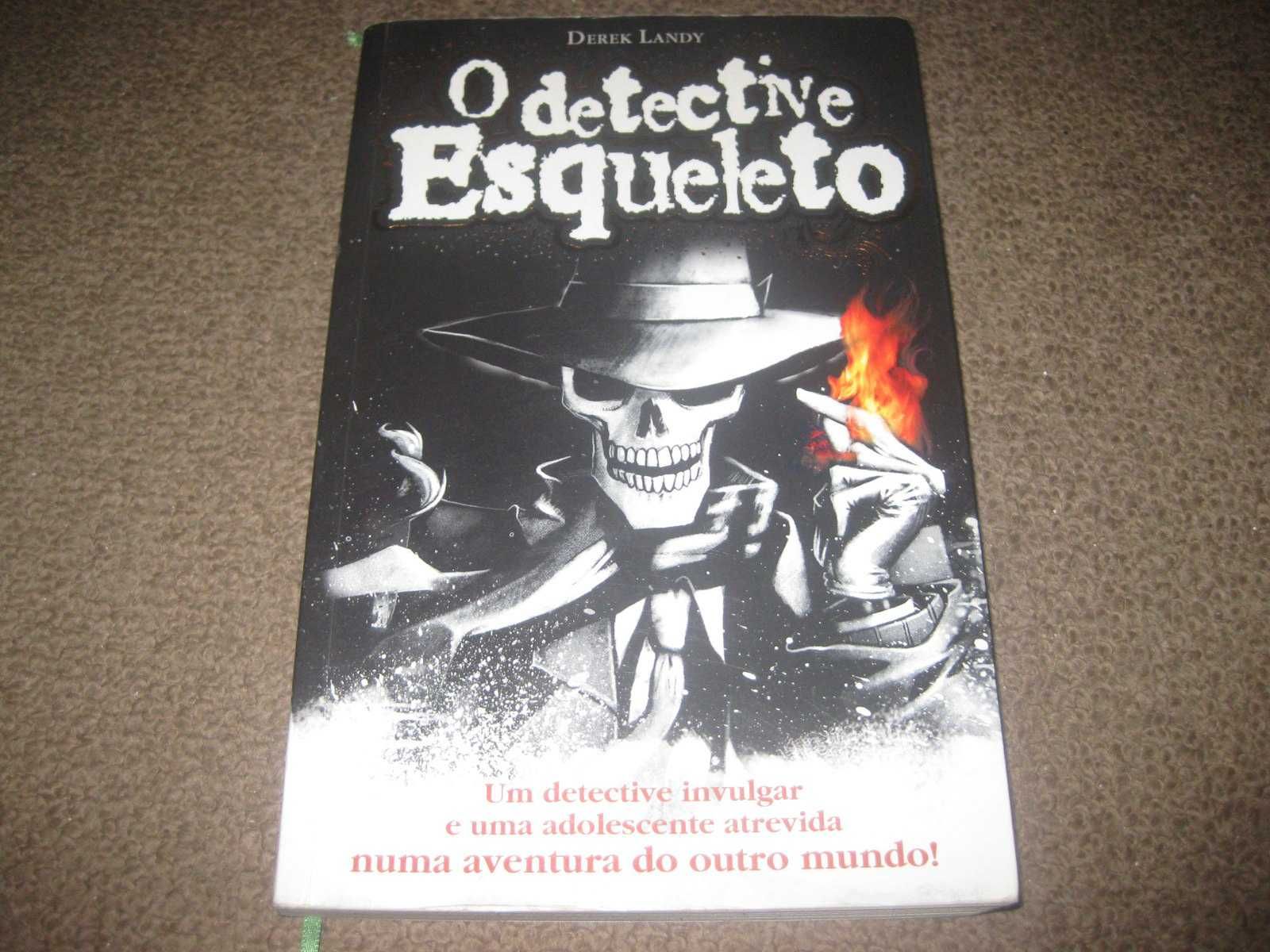 Livro "O Detective Esqueleto" de Derek Landy