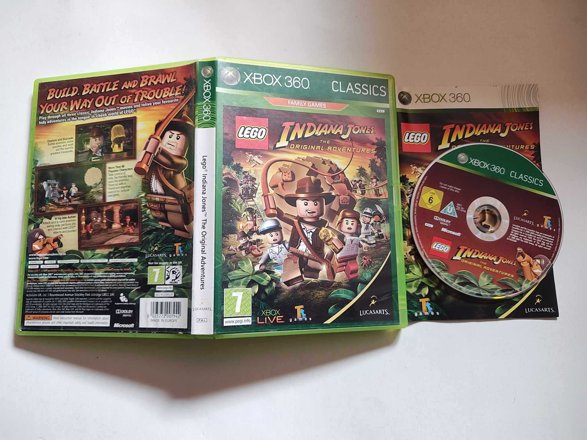 Xbox 360 gra LEGO Indiana Jones The Original Adventures