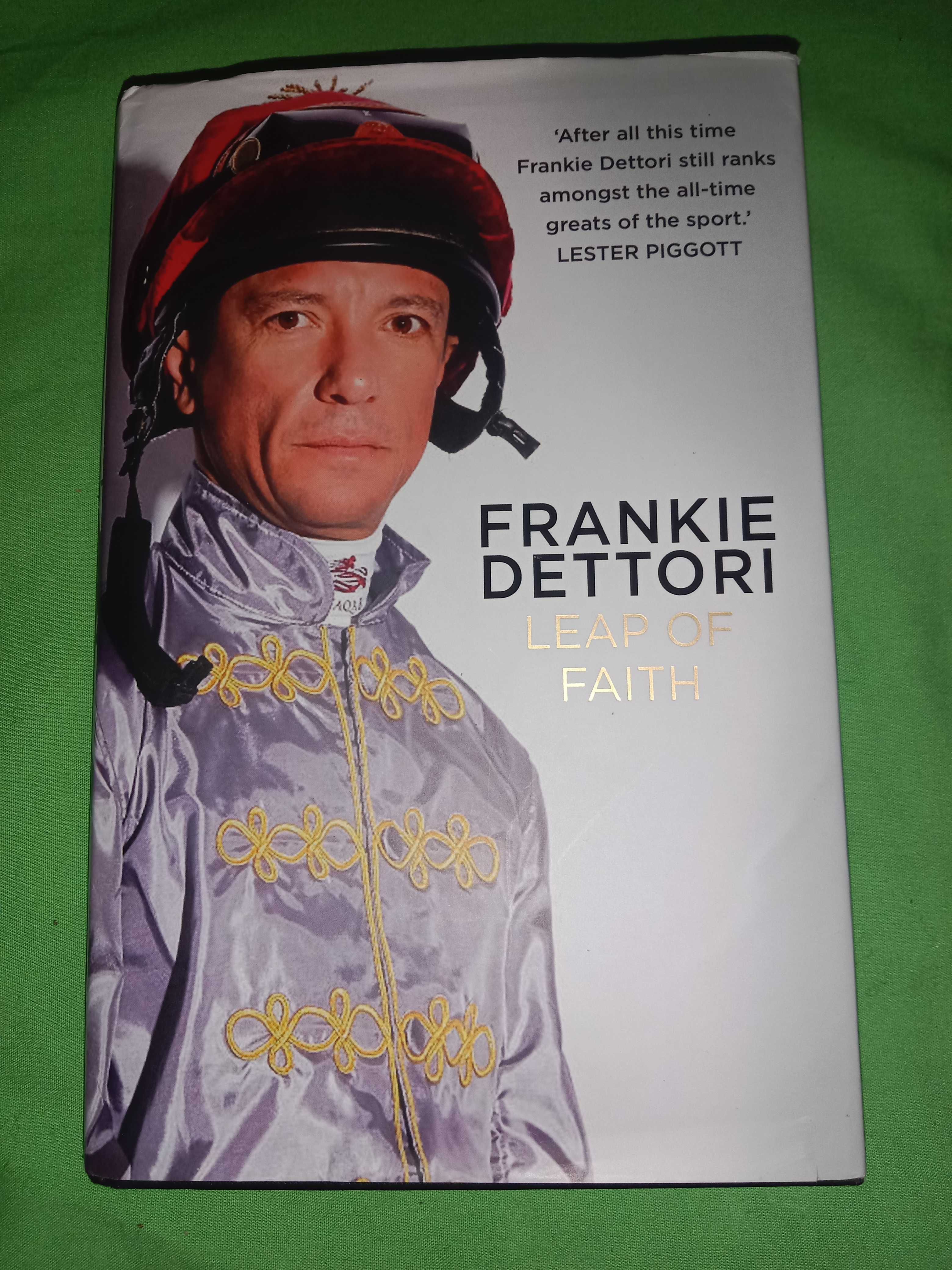 Книжка англійською Frankie Dettori. Leap of faith. Книга на английском