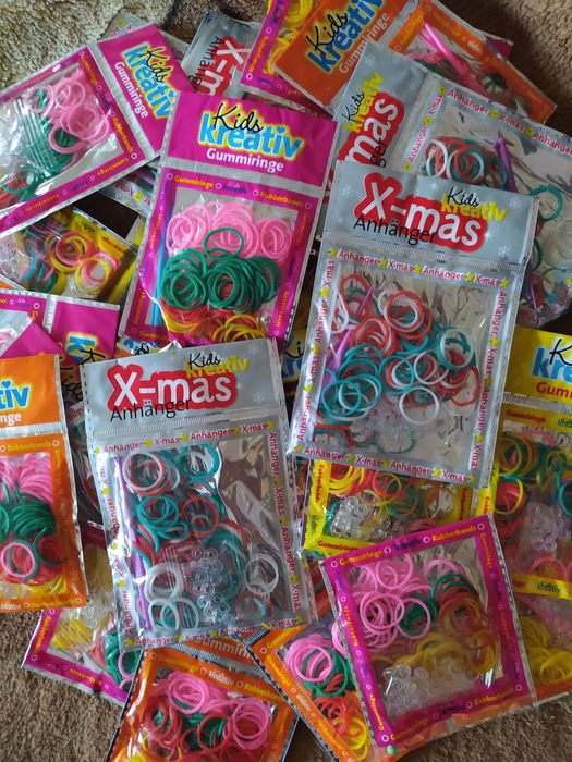 Gumki do robienia bransoletek + karty