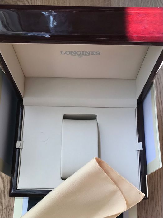 Longines pudełko drewniane na zegarek