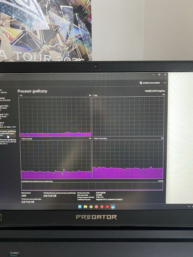 Predator helios 300 i7/32gb/2tb/2070q pro