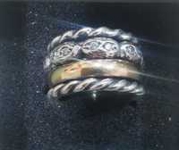 Vendo anel ouro prata lindo