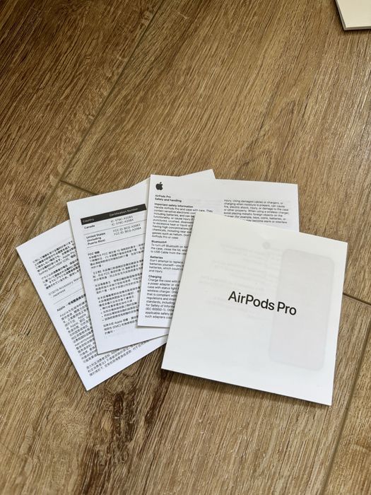 Słuchawki bezrzewodowe douszne apple airpods pro 2 nowe nieużywane