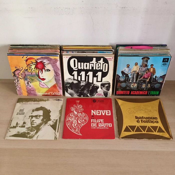 Discos de vinil singles - música portuguesa e africana