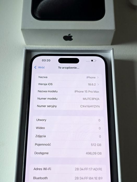 IPhone 15 Pro Max • 512 GB • SUPER STAN • 100% sprawny
