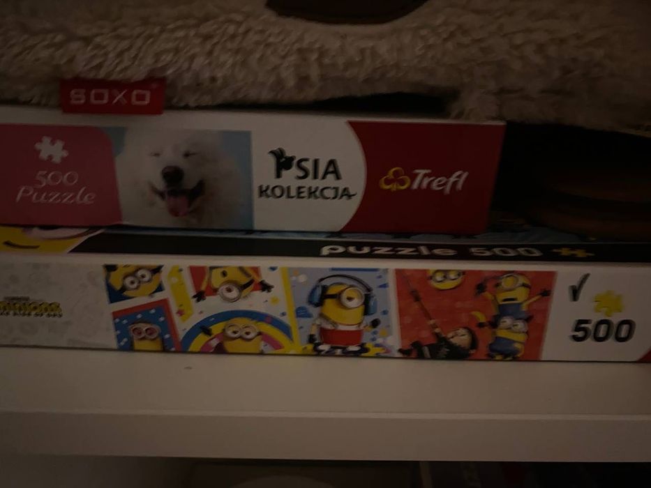 Puzzle są zbierane po 1 raz