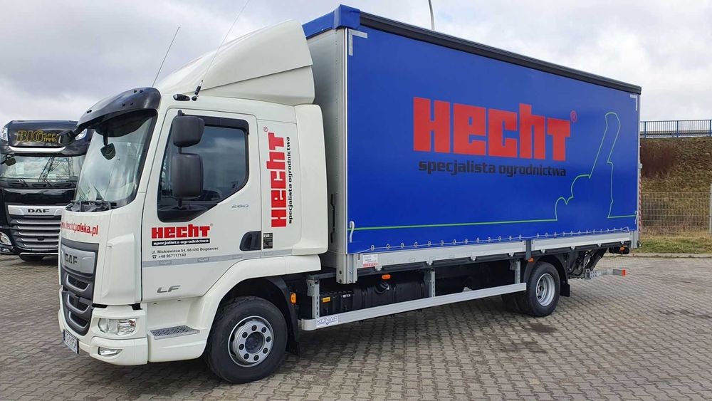 DAF LF 260 FA – Plandeka, Winda, Euro 6, 398 tys. km, gotowy do pracy