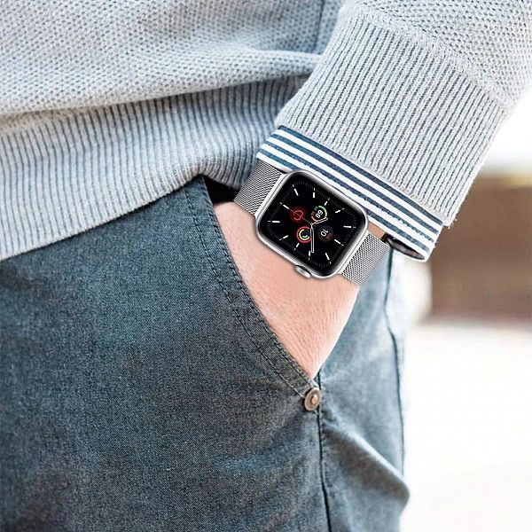 Tech-Protect Milaneseband Apple Watch 4 / 5 / 6 / 7 / 8 / 9 / Se / Ult