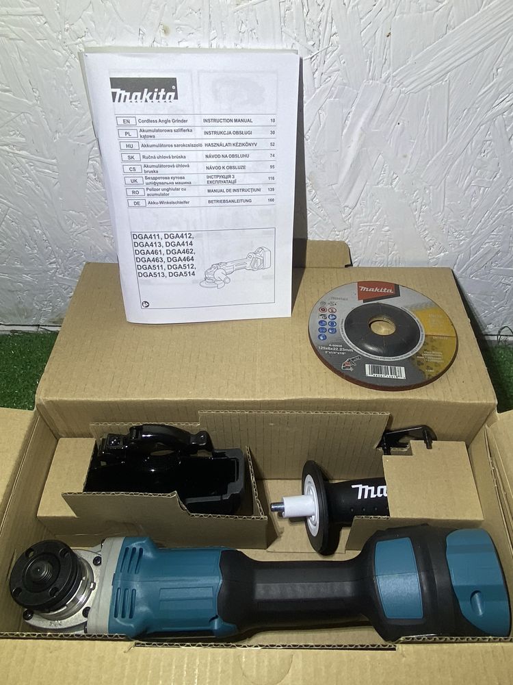 Акумуляторна кутова шліфмашина Makita DGA511Z, без акб