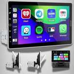 Radio samochodowe 1 Din Carplay Android regulowany wyświetlac 10,1 cal