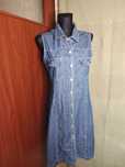 Sukienka Kamizelka jeans vintage