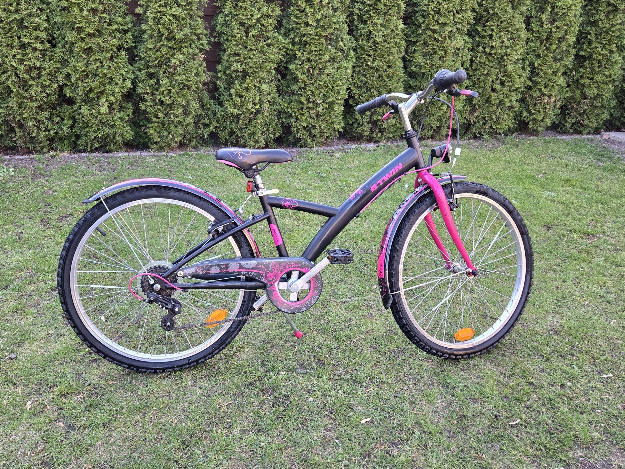 Rower miejski Btwin koła 24" Decathlon Transport W-wa