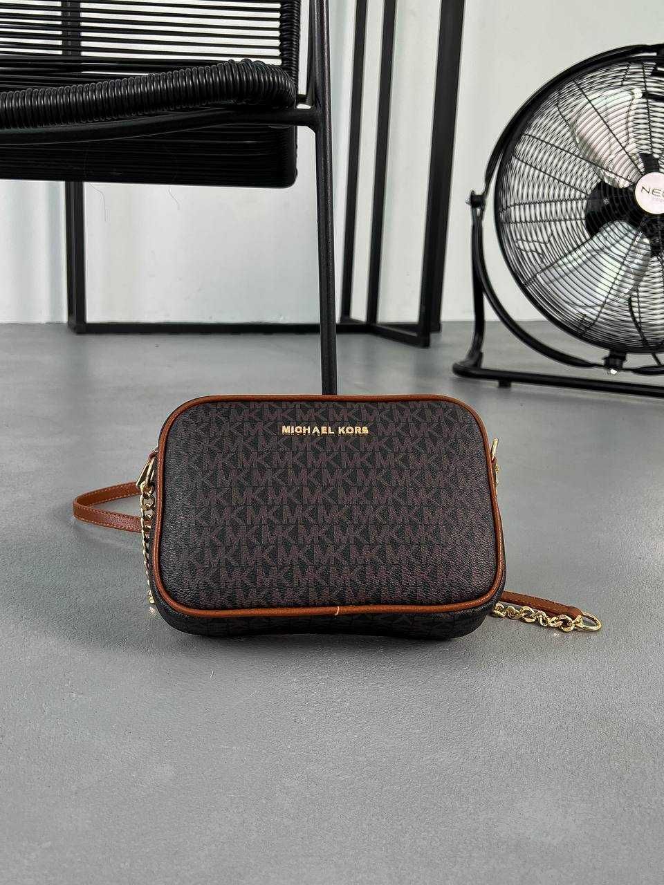 Женская сумочка Michael Kors Jet Set Dark Brown