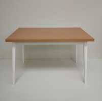 Stół do salonu Buk 120x68x3,6 noga biała Warianty Wyprzedaż