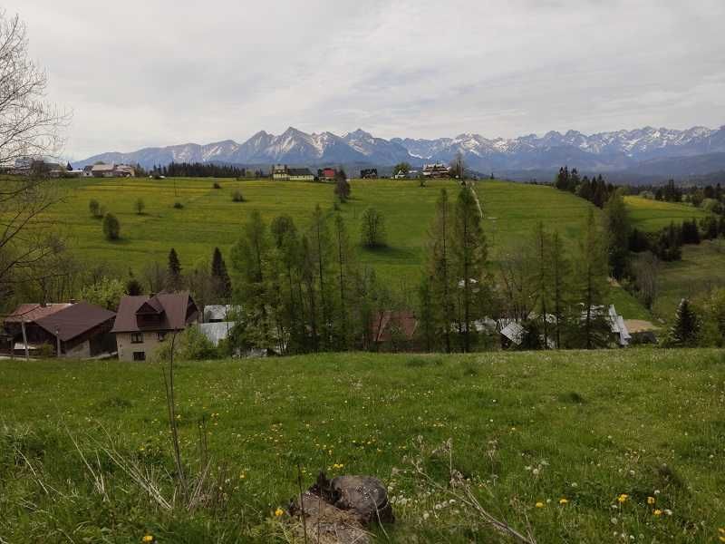 Widokowa d. bud. w Rzepiskach na dom lub pensjonat z panoramą na Tatry