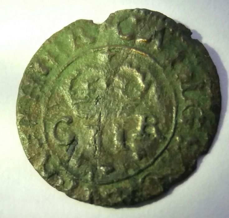 Dm, moneta 1632-39, 2 pensy pence Karol I Szkocja starocie
