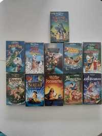 Cassetes VHS Clássicos Disney e outros desenhos animados