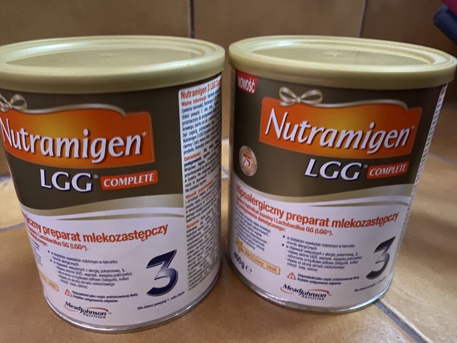 2 sztuki Nutramigen lgg3 complete