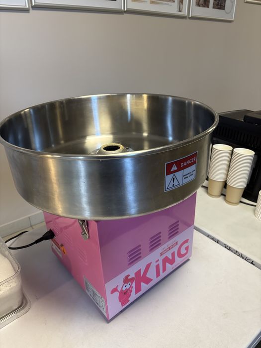 Wynajem Maszyny do Waty Cukrowej Elekrycznej + Patyczki + Cukier